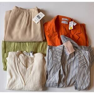 5pc Lot New Villager Liz Claiborne Y2K Vtg Clothing Pieces Asstd Sizes
